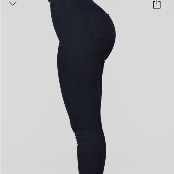 Fashion Nova Super High Waist Denim Skinnies - Picture 4 of 4